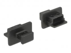 DELOCK Staubschutz USB2.0 Mini-B-Buchse m. Griff Schw. 10