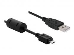 Delock USB 2.0 Kabel Typ-A Stecker zu USB 2.0 Micro-B Stecker 1 m schwarz