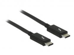 Delock Thunderbolt 3 (20 Gb/s) USB-C Kabel Stecker > Stecker passiv 1,0m 5A schwarz
