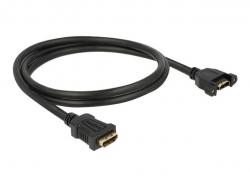 DELOCK Kabel HDMI-A zum Einbau 4K 1 m