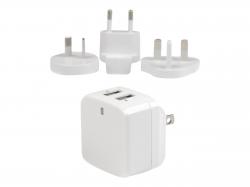 2X USB WALL CHARGER 17W / 3.4A