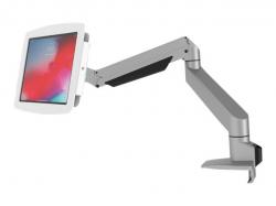 Compulocks iPad 10.2" Space Enclosure Articulating Arm Mount - Befestigungskit (Gelenkarm, Gehäuse) - einstellbarer Arm - für Tablett - verriegelbar - hochwertiges Aluminium - weiß - Bildschirmgröße: 25.9 cm (10.2") - für Apple 10.2-inch iPad (7. Gen