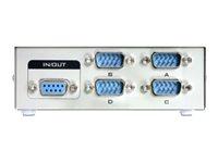 Delock Seriell Umschalter RS-232 / RS-422 / RS-485 4-Port manuell