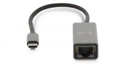 LMP USB-C zu Gigabit Ethernet Adapter Spacegrau